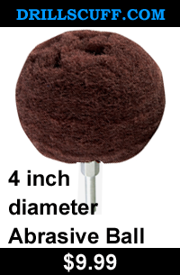 drill power sanding scuff ball